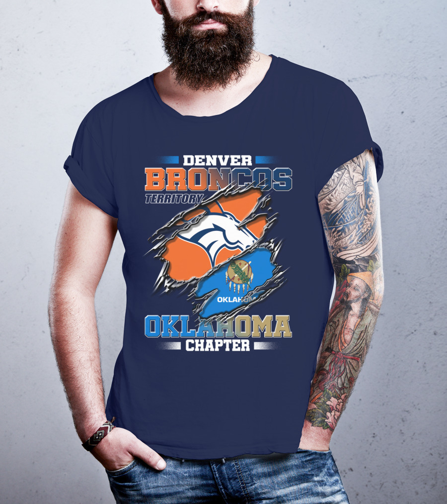 Denver Broncos Territory Oklahoma Chapter T-Shirt