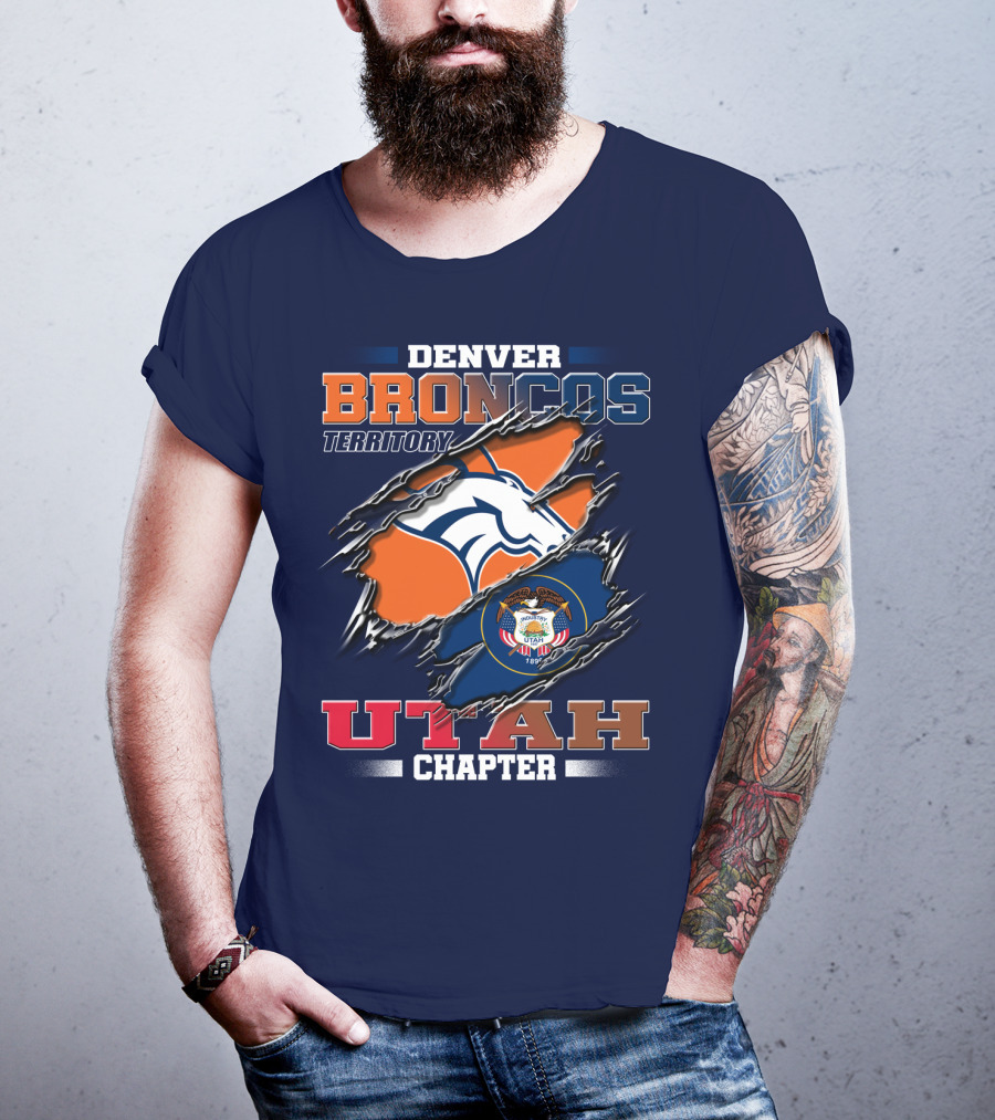 Denver Broncos Territory Utah Chapter T-Shirt