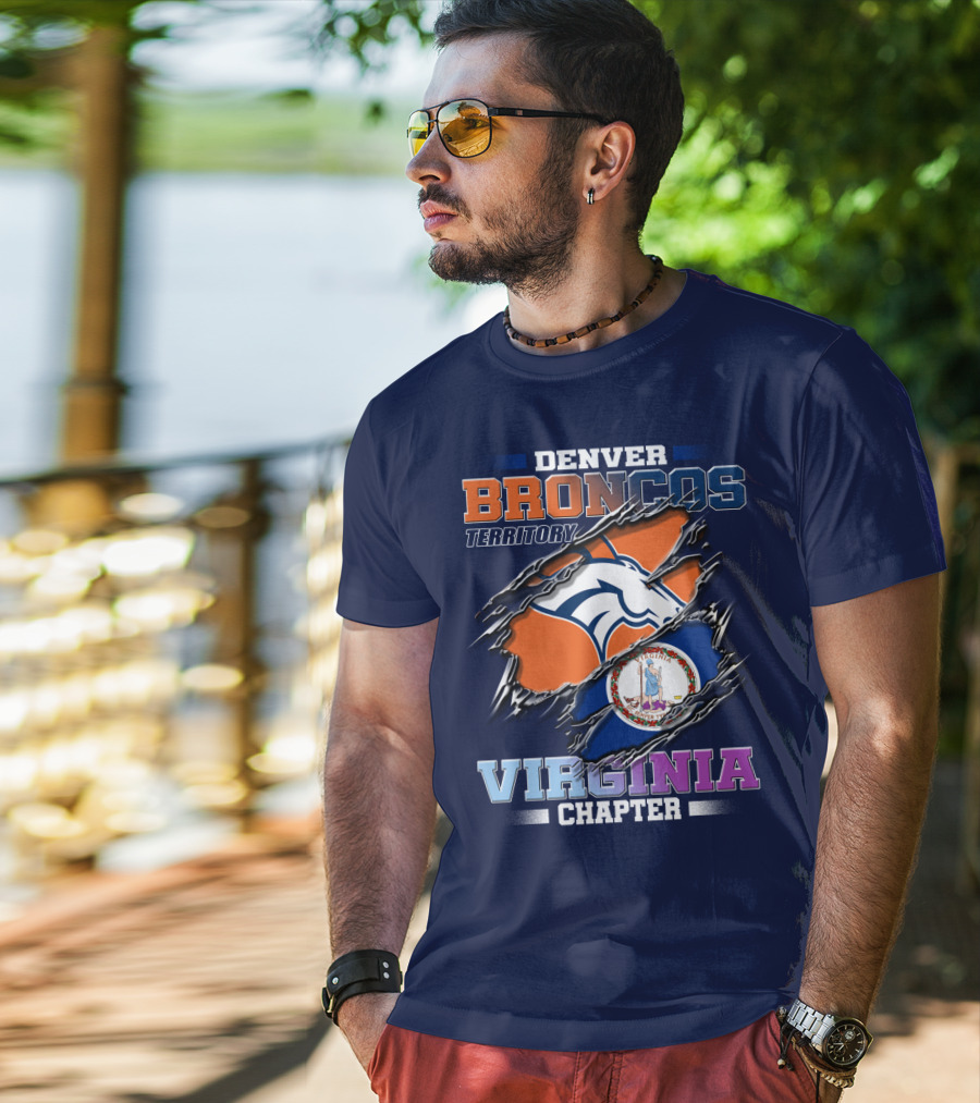 Denver Broncos Territory Virginia Chapter T-Shirt