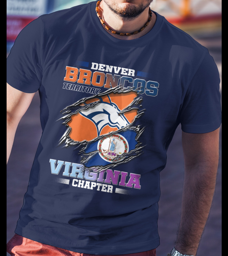 Denver Broncos Territory Virginia Chapter T-Shirt