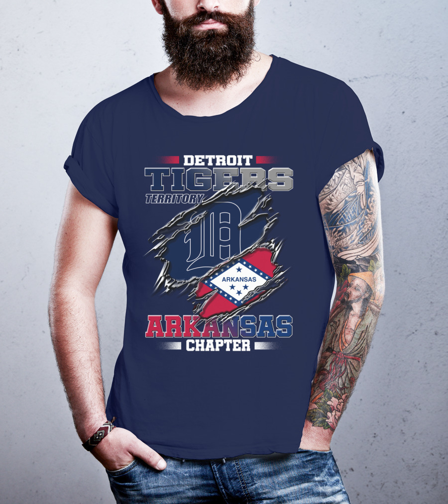 Detroit Tigers Territory Arkansas Chapter T-Shirt