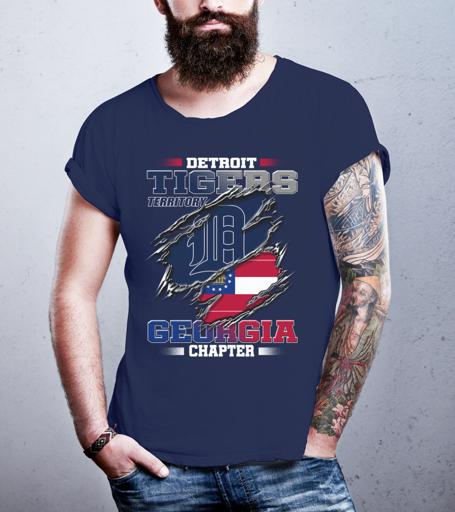 Detroit Tigers Territory Georgia Chapter T-Shirt