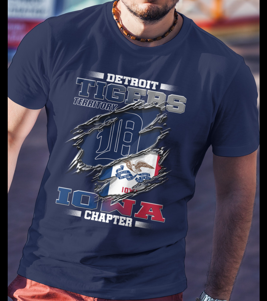 Detroit Tigers Territory Iowa Chapter T-Shirt