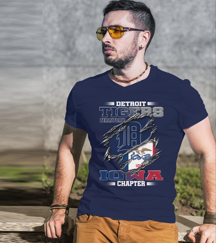 Detroit Tigers Territory Iowa Chapter T-Shirt