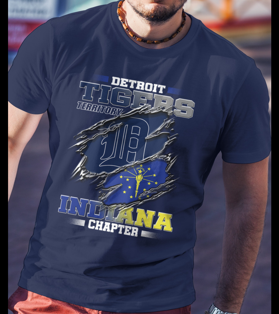 Detroit Tigers Territory Indiana Chapter T-Shirt