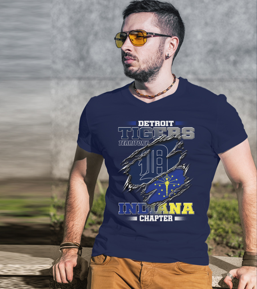 Detroit Tigers Territory Indiana Chapter T-Shirt