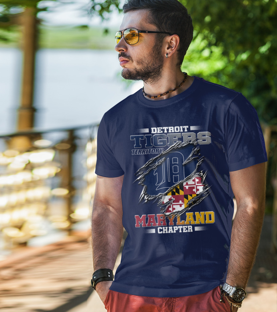 Detroit Tigers Territory Maryland Chapter T-Shirt