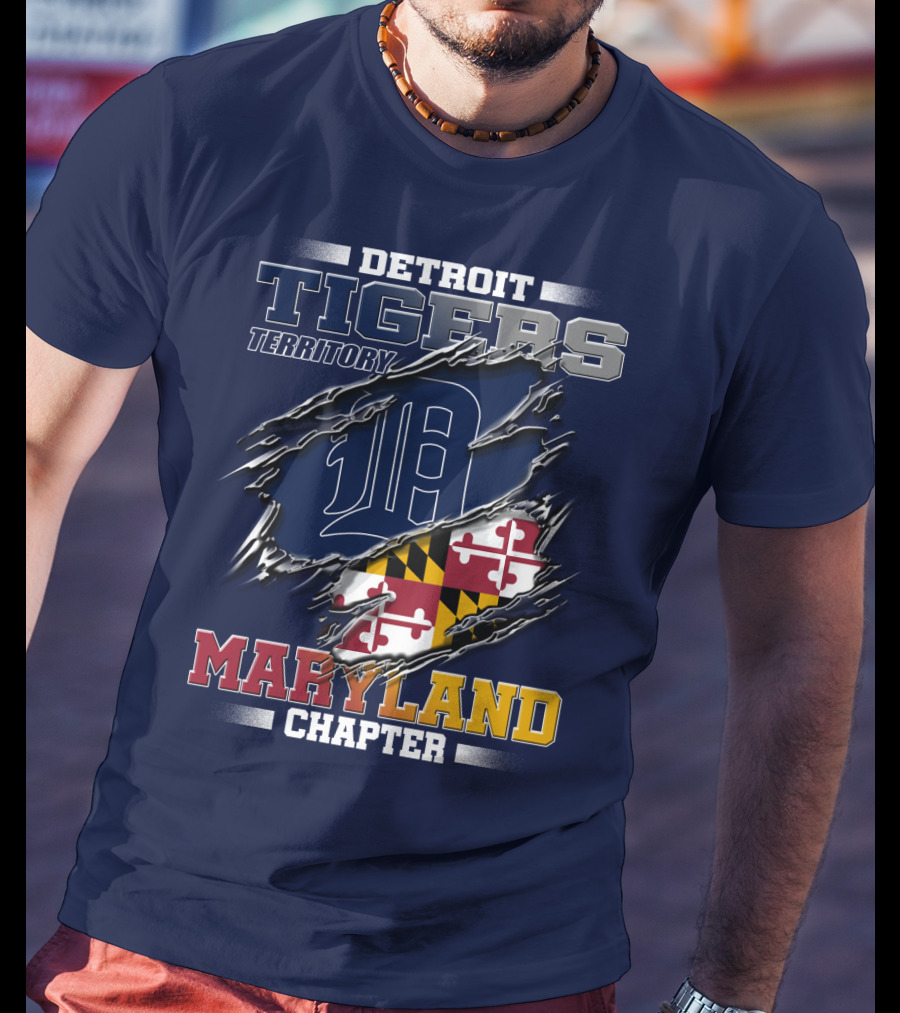 Detroit Tigers Territory Maryland Chapter T-Shirt