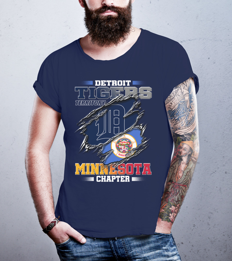Detroit Tigers Territory Minnesota Chapter T-Shirt
