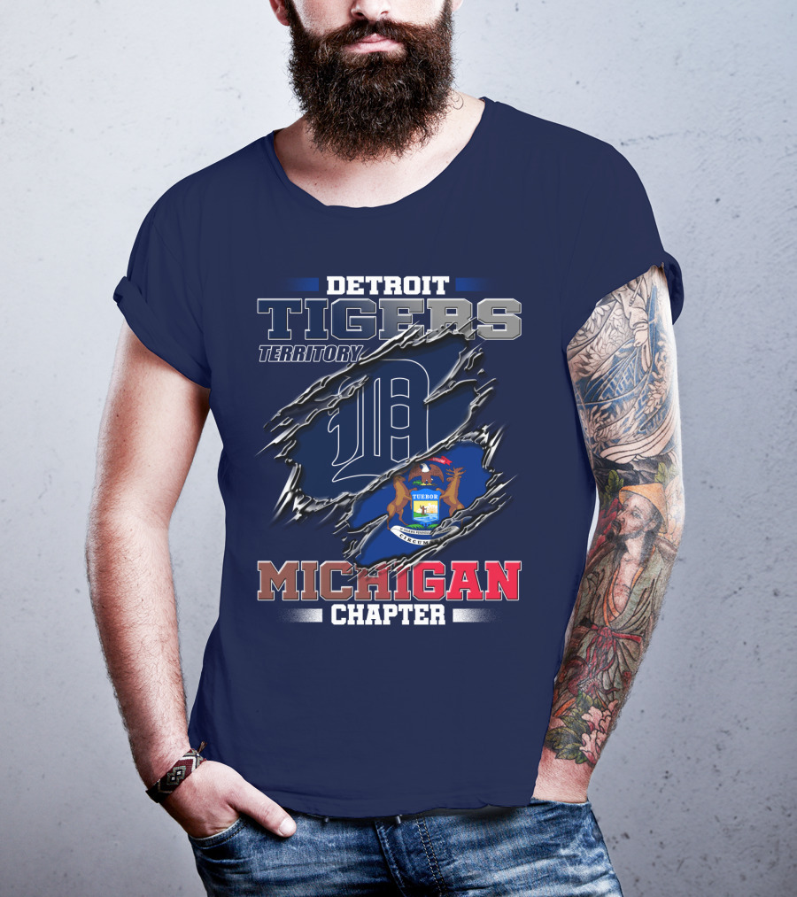 Detroit Tigers Territory Michigan Chapter T-Shirt