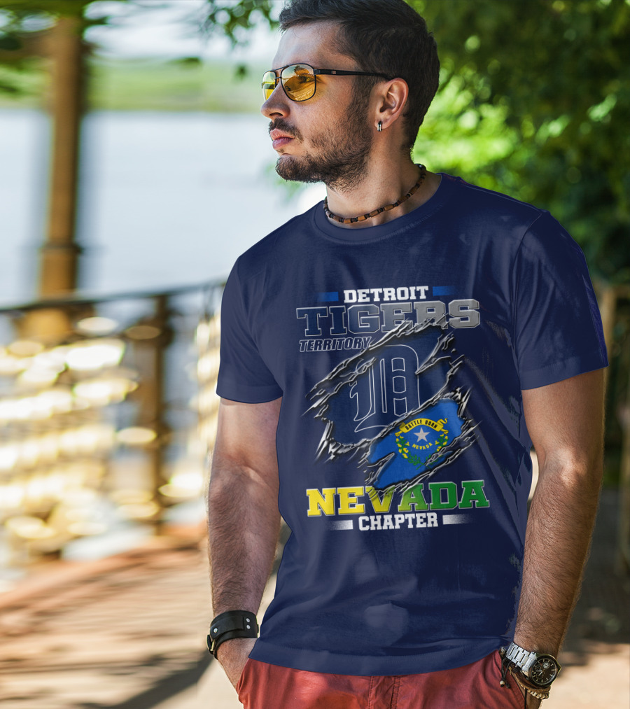 Detroit Tigers Territory Nevada Chapter T-Shirt