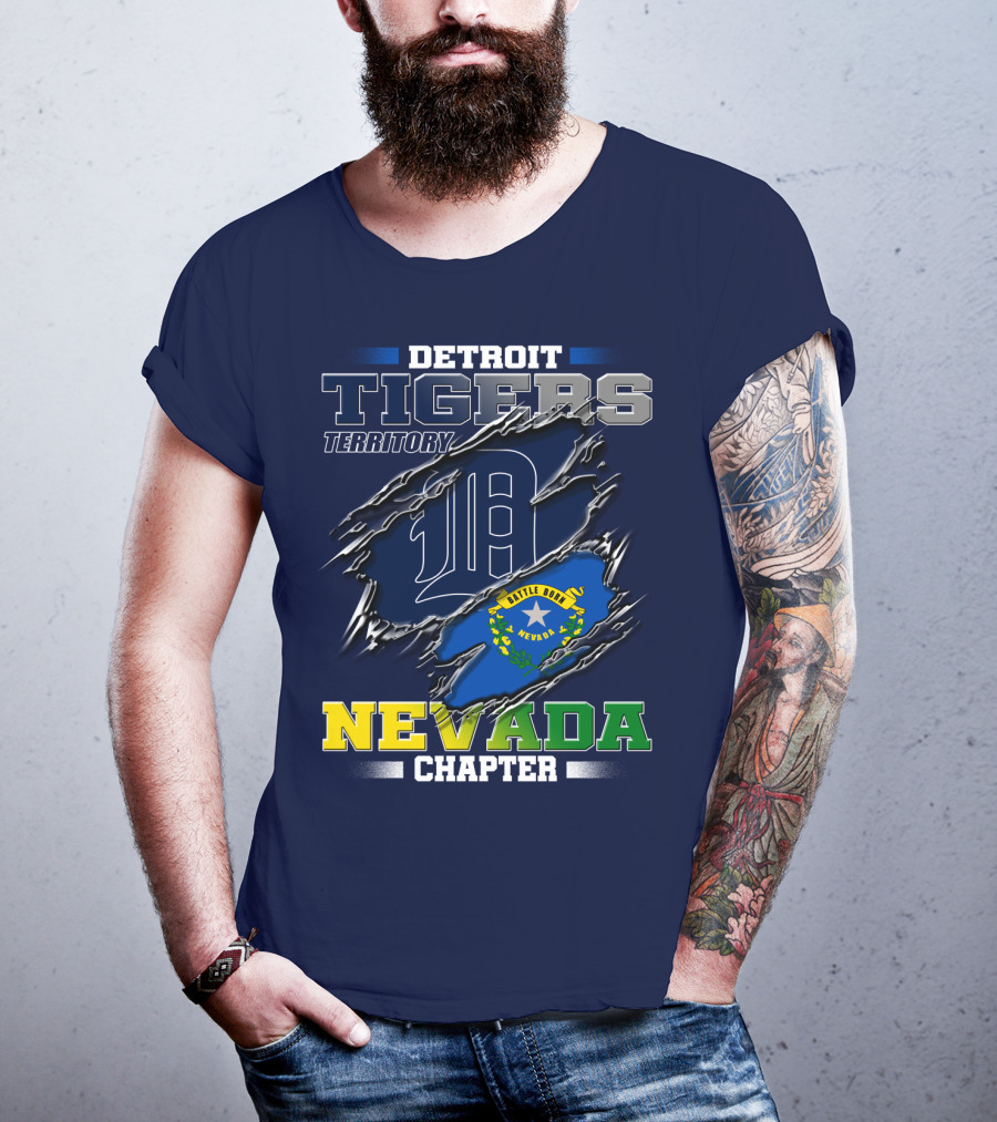 Detroit Tigers Territory Nevada Chapter T-Shirt