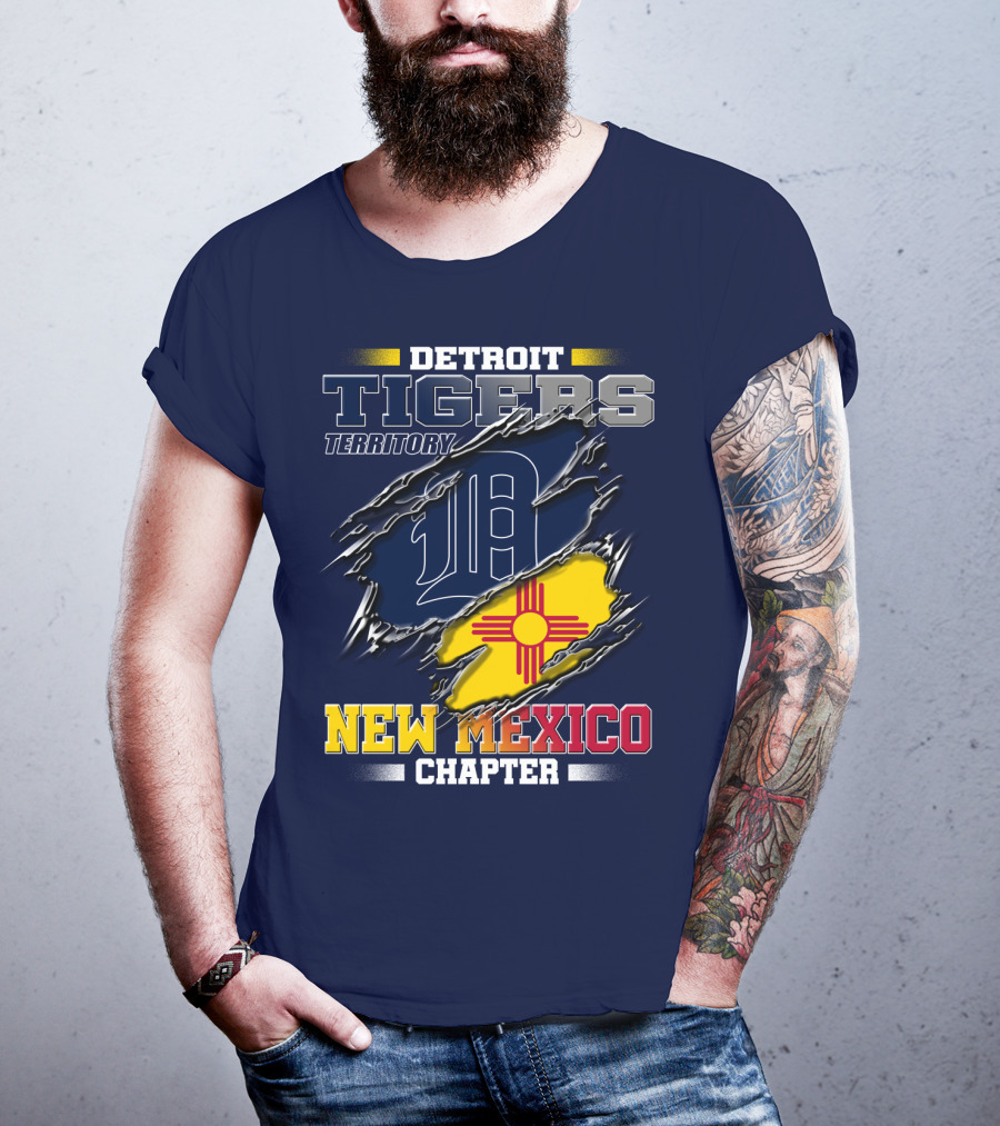 Detroit Tigers Territory New Mexico Chapter T-Shirt