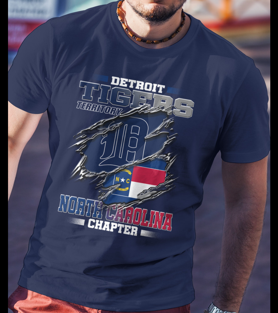 Detroit Tigers Territory North Carolina Chapter T-Shirt