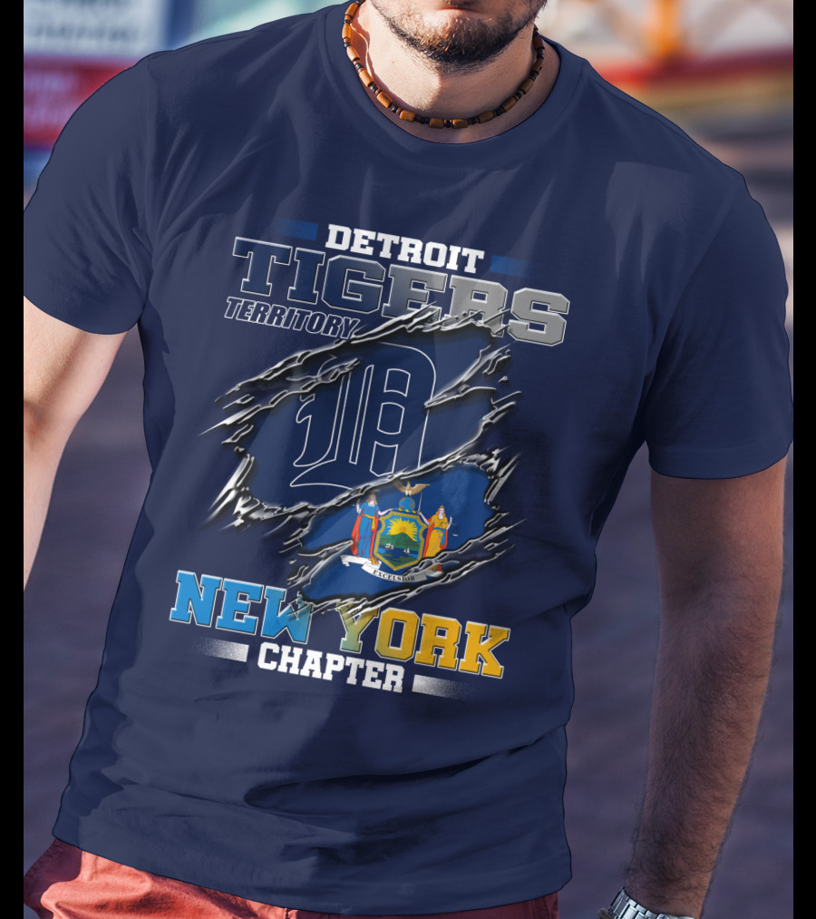 Detroit Tigers Territory New York Chapter T-Shirt