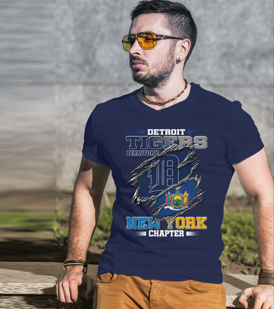 Detroit Tigers Territory New York Chapter T-Shirt