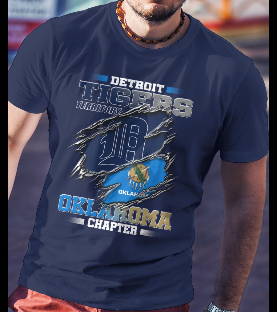 Detroit Tigers Territory Oklahoma Chapter T-Shirt