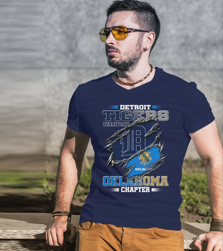 Detroit Tigers Territory Oklahoma Chapter T-Shirt