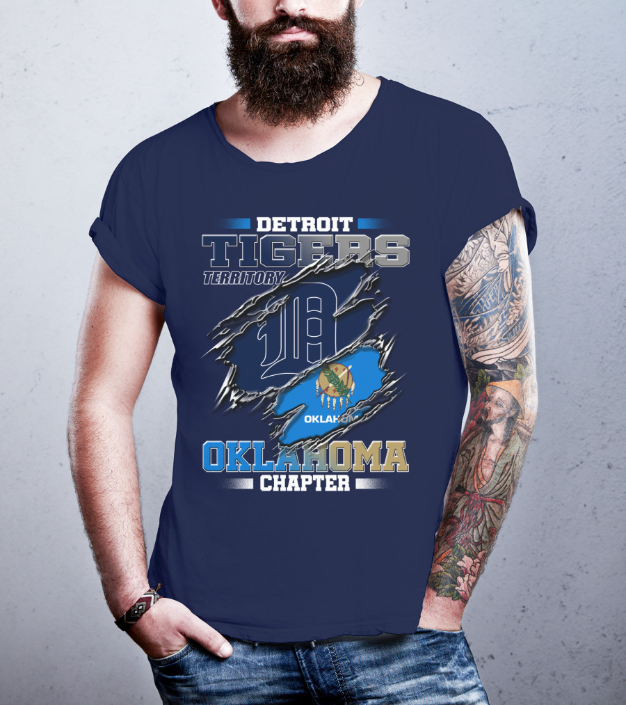 Detroit Tigers Territory Oklahoma Chapter T-Shirt