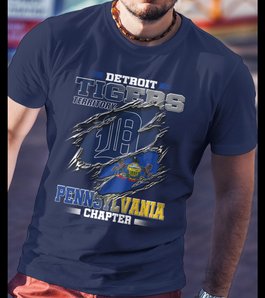 Detroit Tigers Territory Pennsylvania Chapter T-Shirt