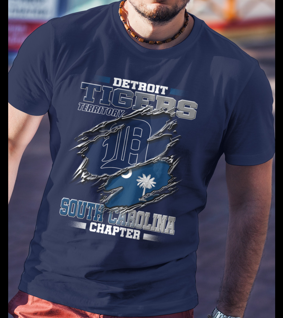 Detroit Tigers Territory South Carolina Chapter T-Shirt