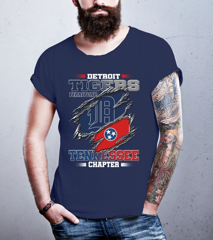 Detroit Tigers Territory Tennessee Chapter T-Shirt