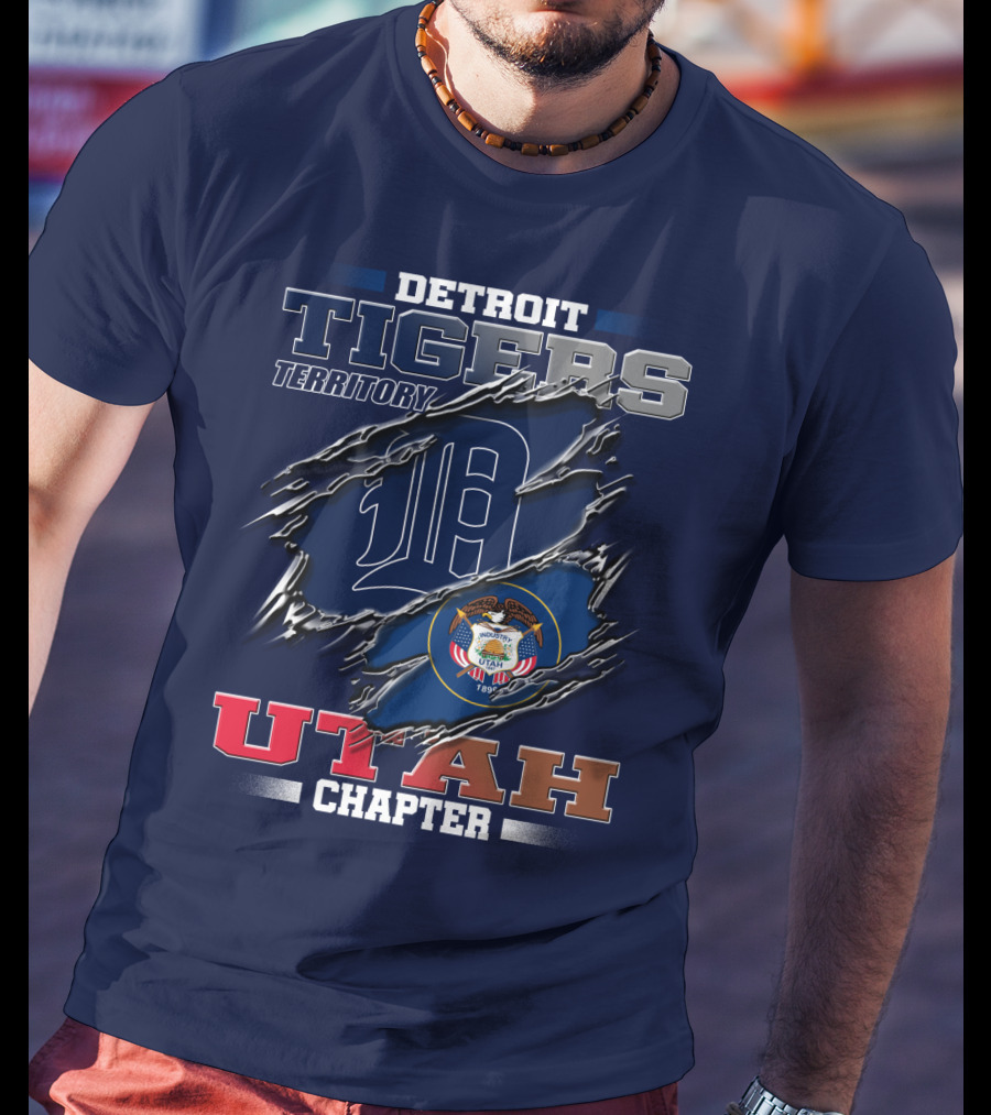 Detroit Tigers Territory Utah Chapter T-Shirt
