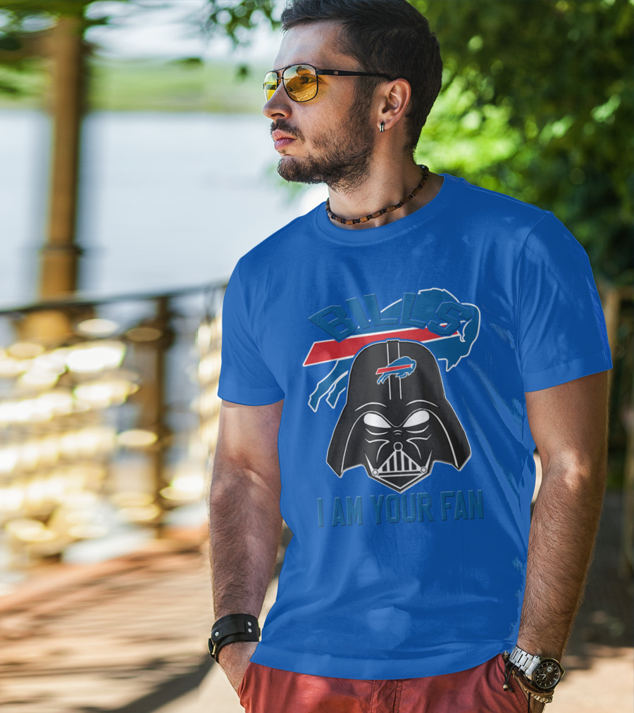 Buffalo Bills I Am Your Fan Darth Vader Helmet Nfl Crossover T-Shirt