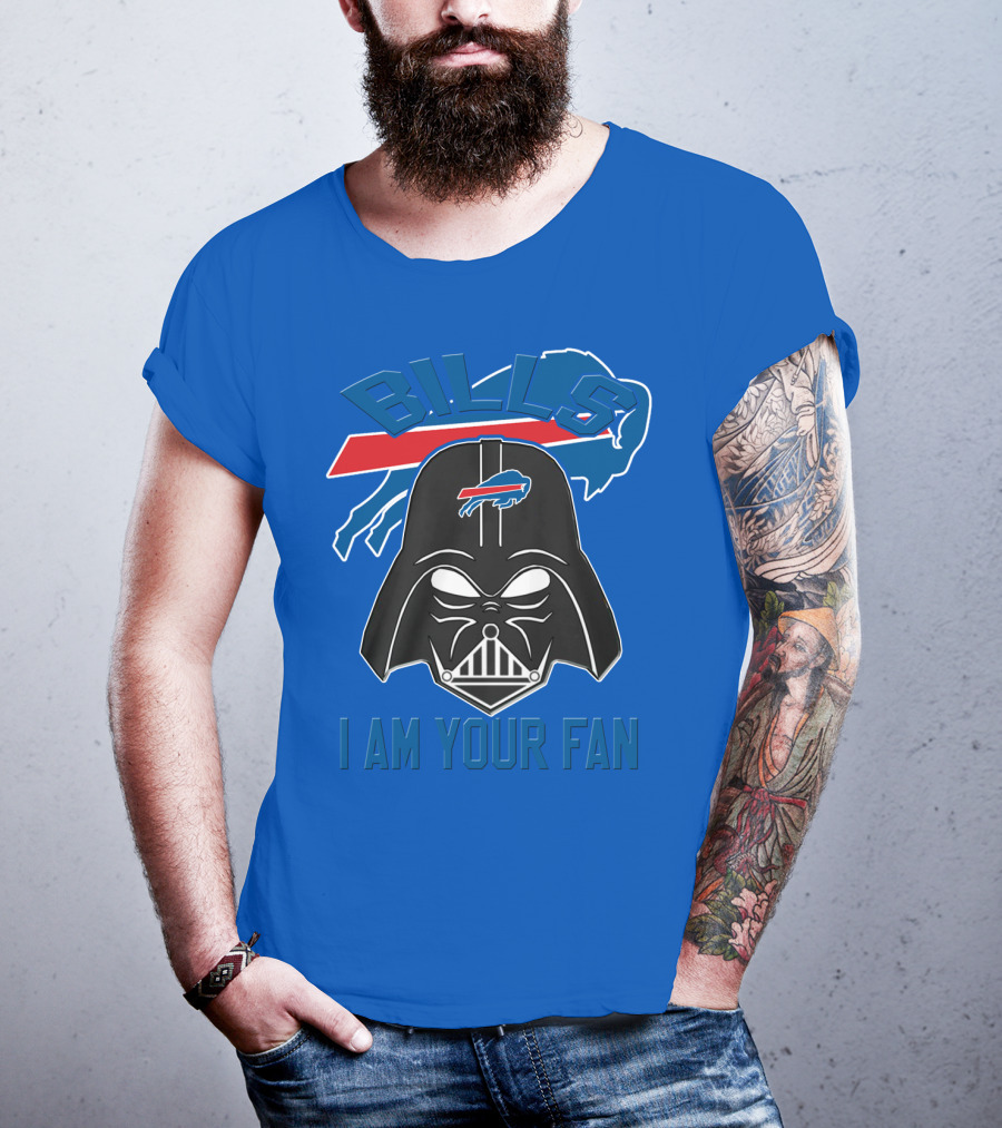 Buffalo Bills I Am Your Fan Darth Vader Helmet Nfl Crossover T-Shirt