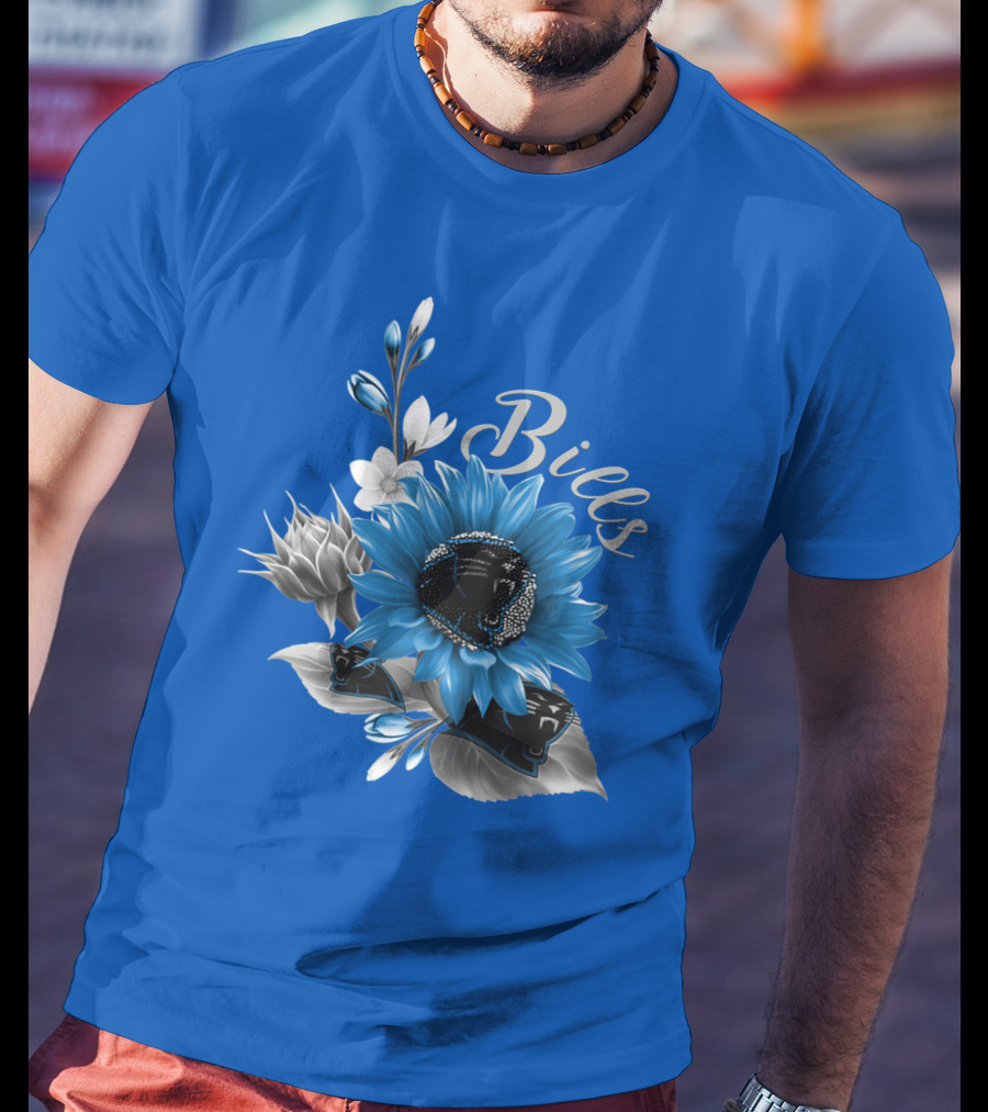 Carolina Panthers Bills Floral T-Shirt