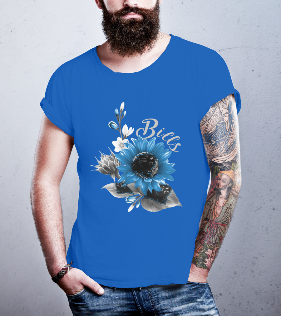 Carolina Panthers Bills Floral T-Shirt
