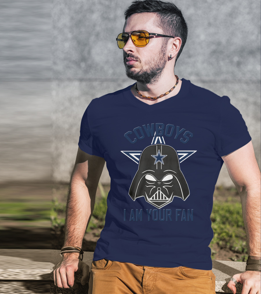 Cowboys I Am Your Fan Star Wars Dallas Cowboys Star T-Shirt