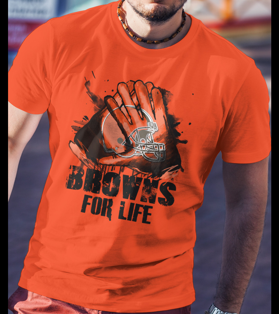 Browns For Life Cleveland Browns T-Shirt