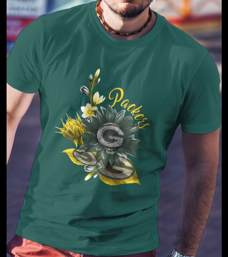 Packers G Floral Green Bay Packers T-Shirt