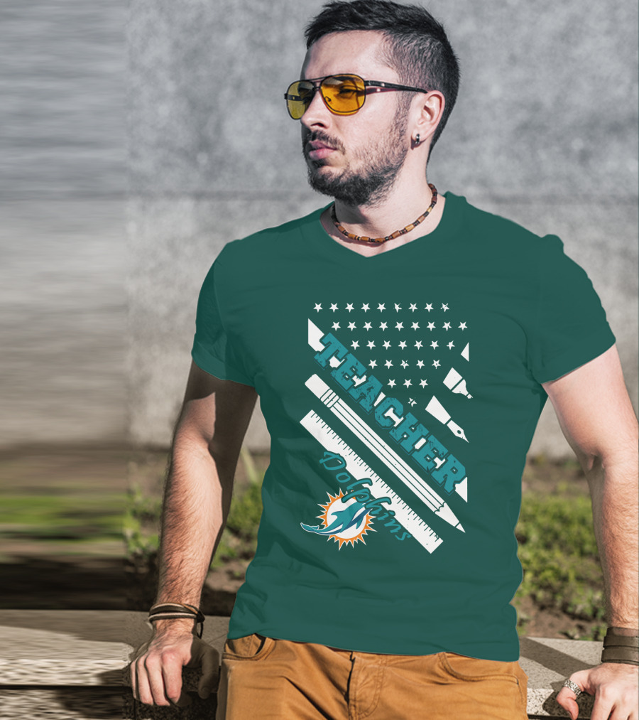 Teacher Miami Dolphins T-Shirt