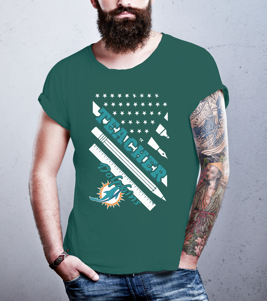 Teacher Miami Dolphins T-Shirt
