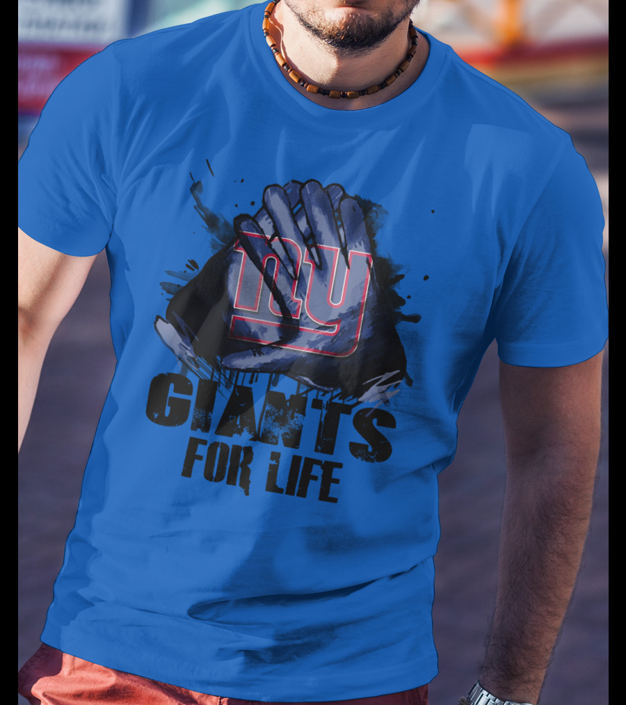 Newyork Giants For Life Ny Giants Fan Gear T-Shirt