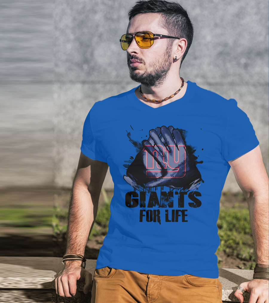 Newyork Giants For Life Ny Giants Fan Gear T-Shirt