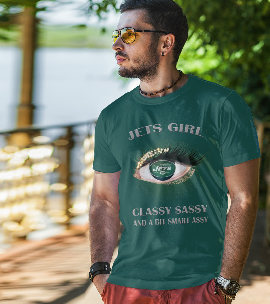Jets Girl Classy Sassy And A Bit Smart Assy Jets T-Shirt
