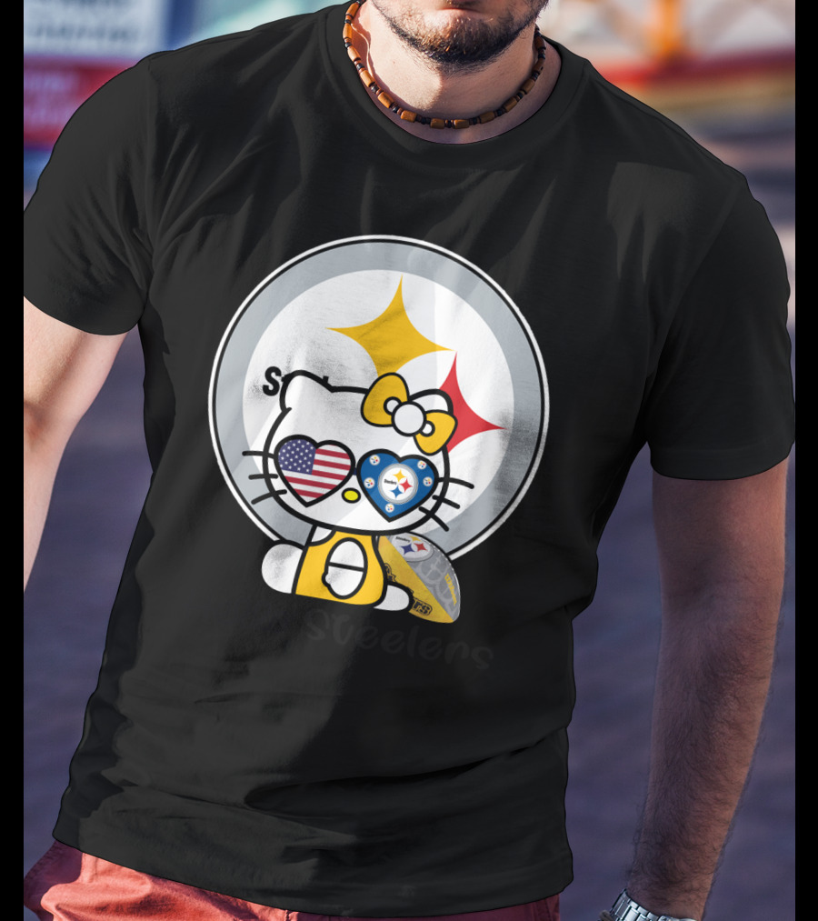 Hello Steelers Pittsburgh Steelers T-Shirt