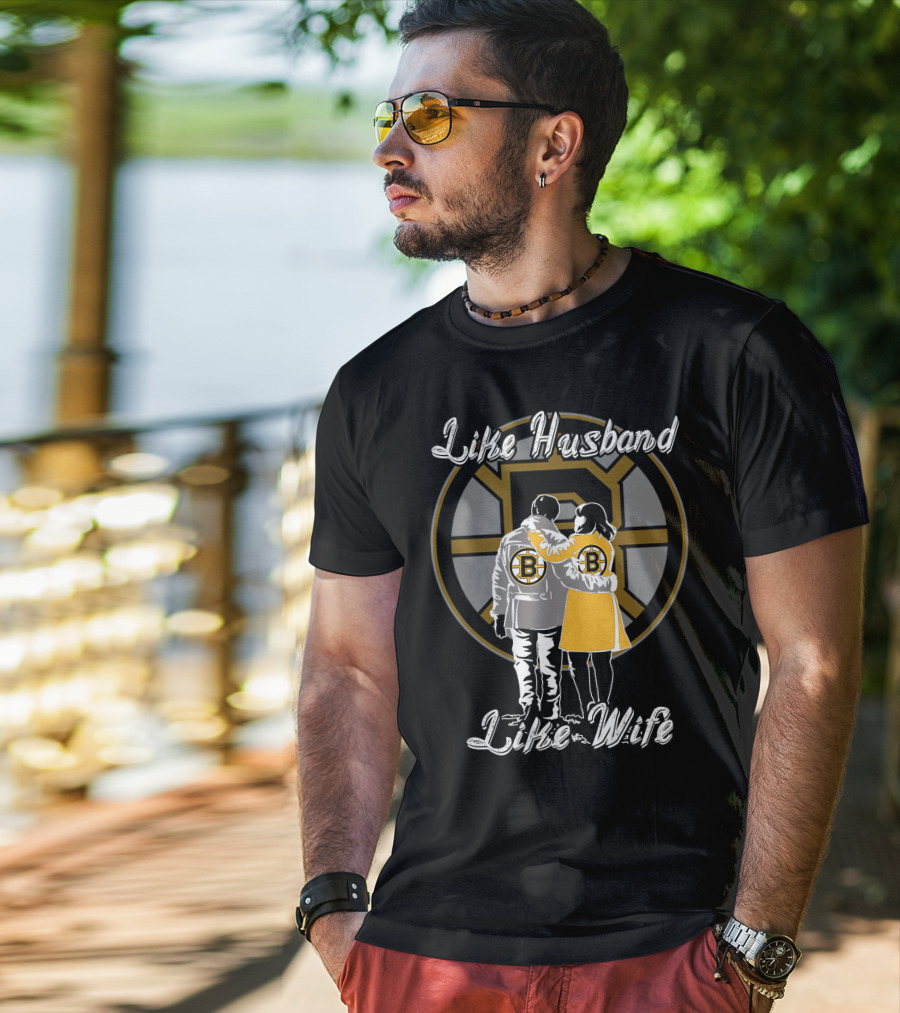 Like Husband Like Wife Boston Bruins T-Shirt