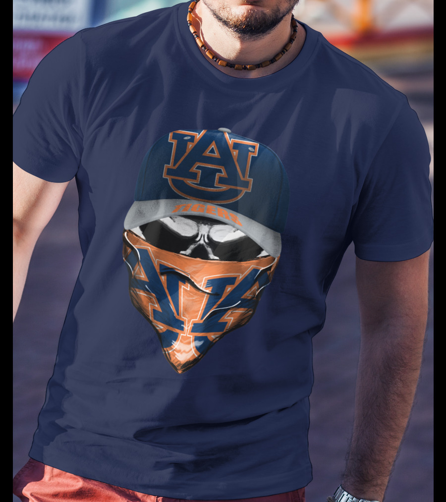Auburn Tigers Au Logo Hat And Bandana Combo T-Shirt