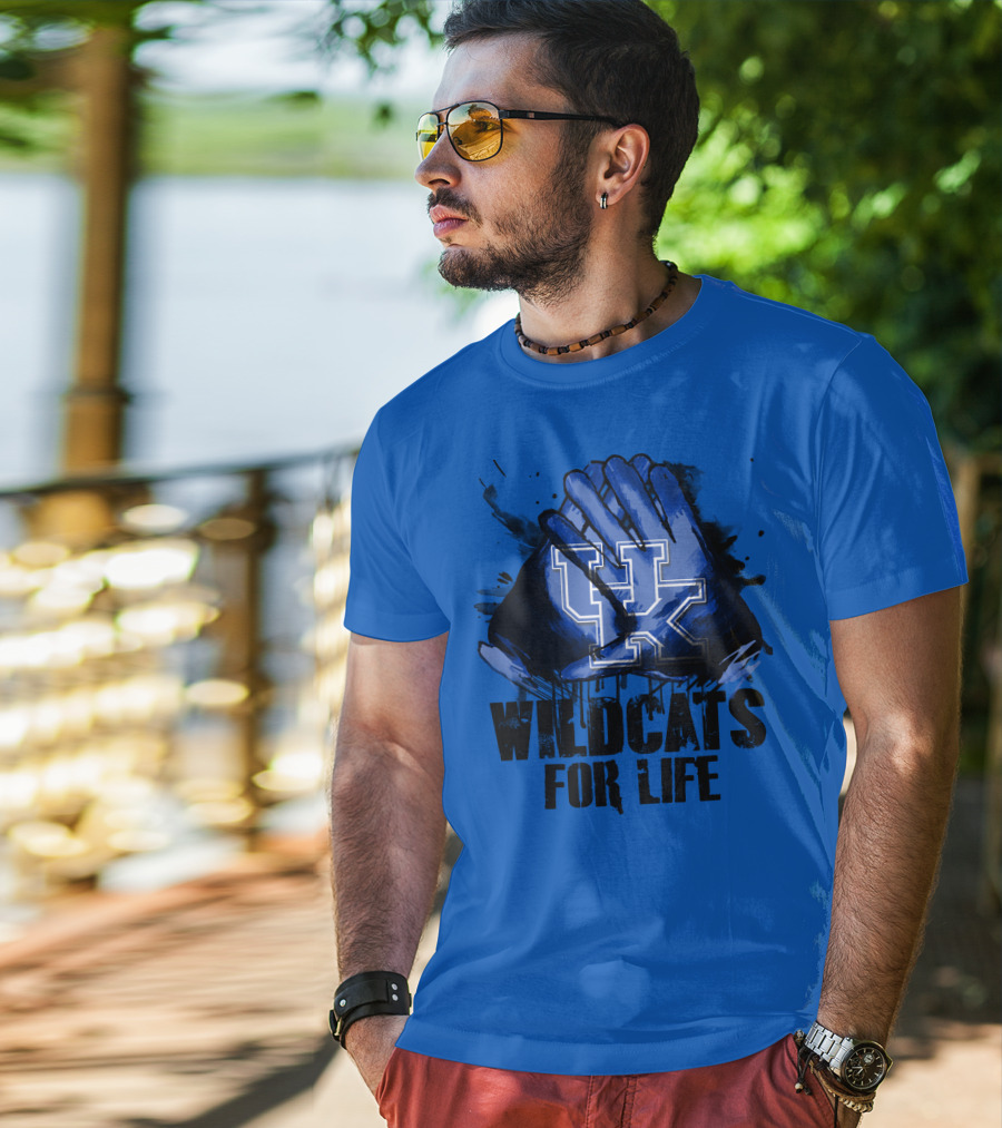 Kentucky Wildcats For Life Uk T-Shirt