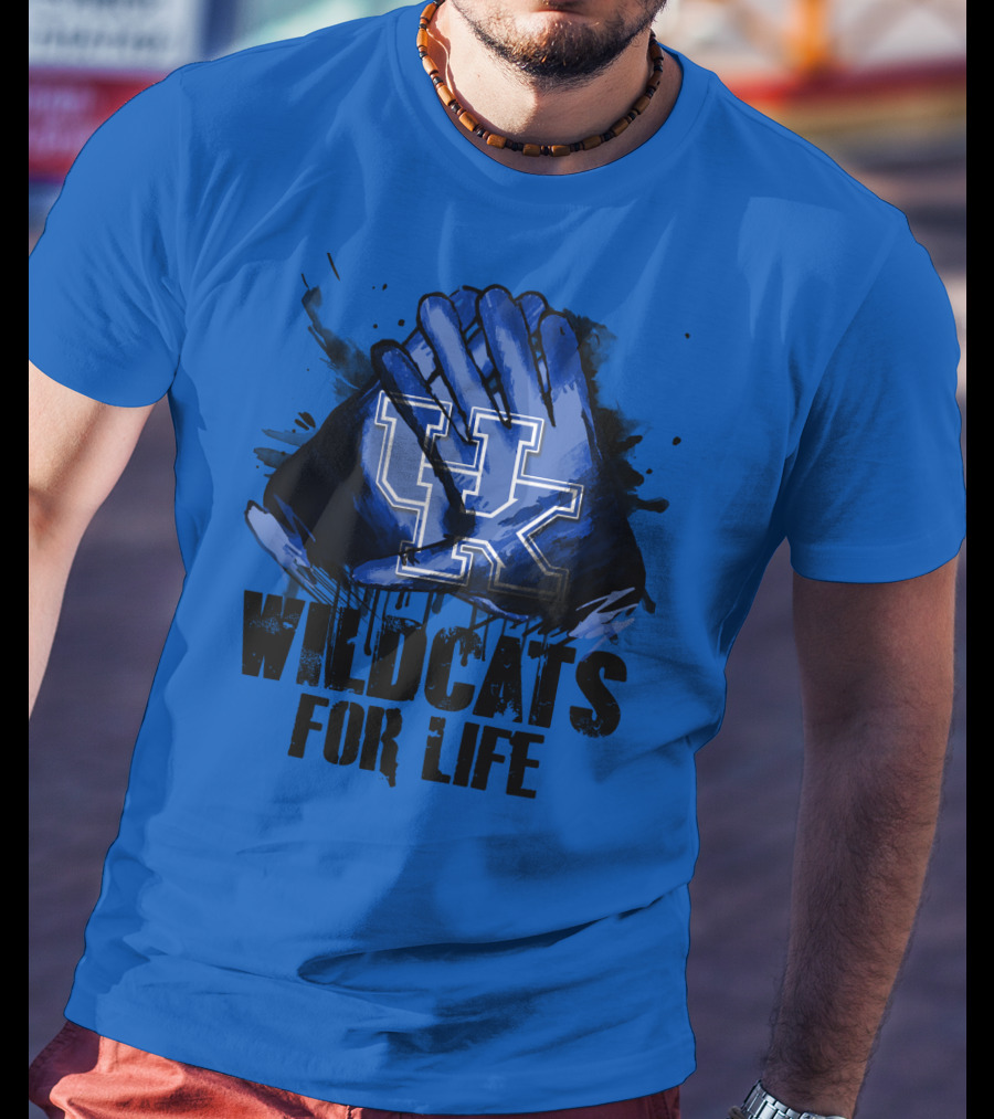 Kentucky Wildcats For Life Uk T-Shirt