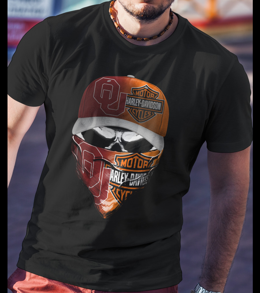 Harley Davidson Motor Oklahoma Sooners T-Shirt