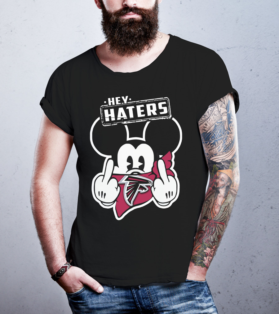 Hey Haters Mickey Mouse Atlanta Falcons T-Shirt