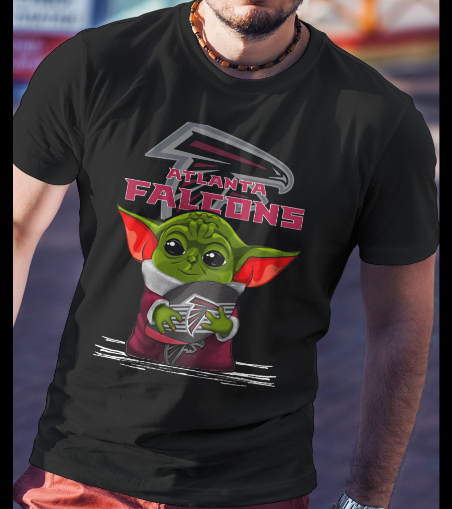 Atlanta Falcons Yoda Football Fan T-Shirt