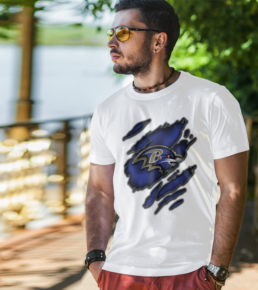 Baltimore Ravens Torn Claw T-Shirt