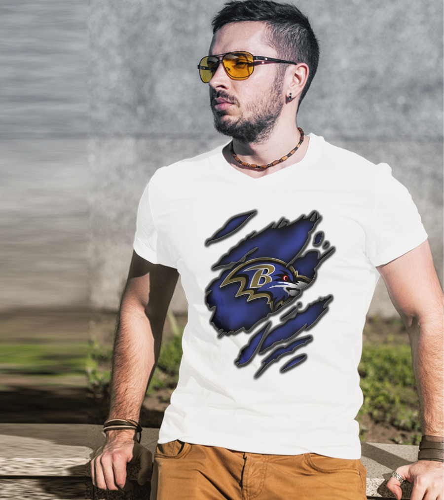 Baltimore Ravens Torn Claw T-Shirt