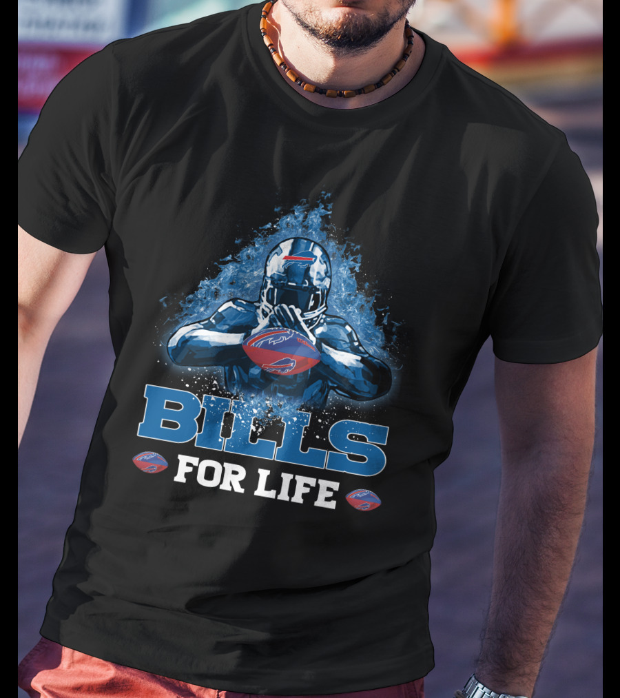 BILLS FOR LIFE Buffalo Bills Football Player NFL T-Shirt